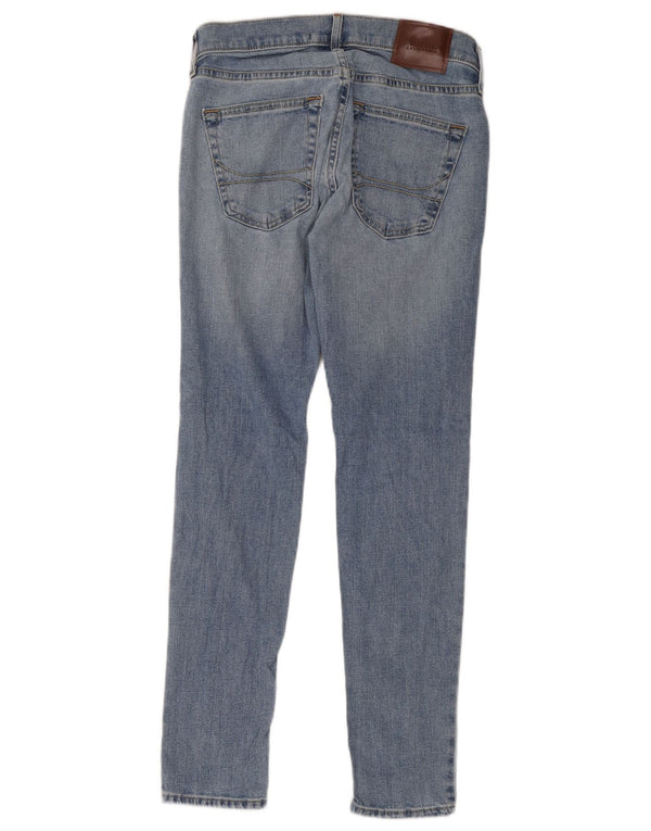 Hollister Mens Skinny Jeans W28 L30 Blue Cotton