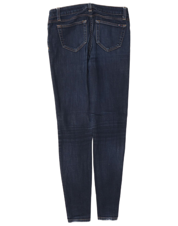 Tommy Hilfiger Womens Skinny Jeans W30 L30 Navy Blue Cotton