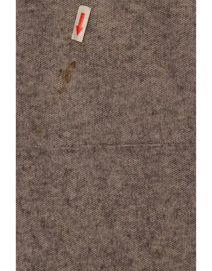 Zara Womens Oversized Overcoat UK 10 Small Grey Flecked
