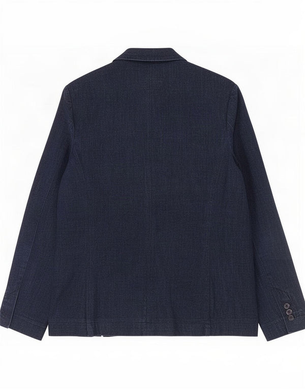 Marks & Spencer Dame 1-knaps blazerjakke UK 14 Medium Navy Blue