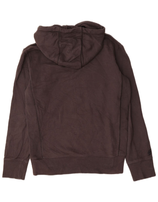 Superdry Mens Hoodie Jumper Small Grey Cotton