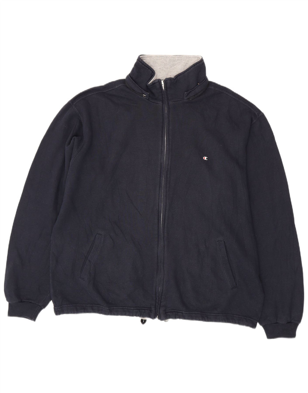 Champion Veste de Survêtement Homme XL Bleu Marine Coton
