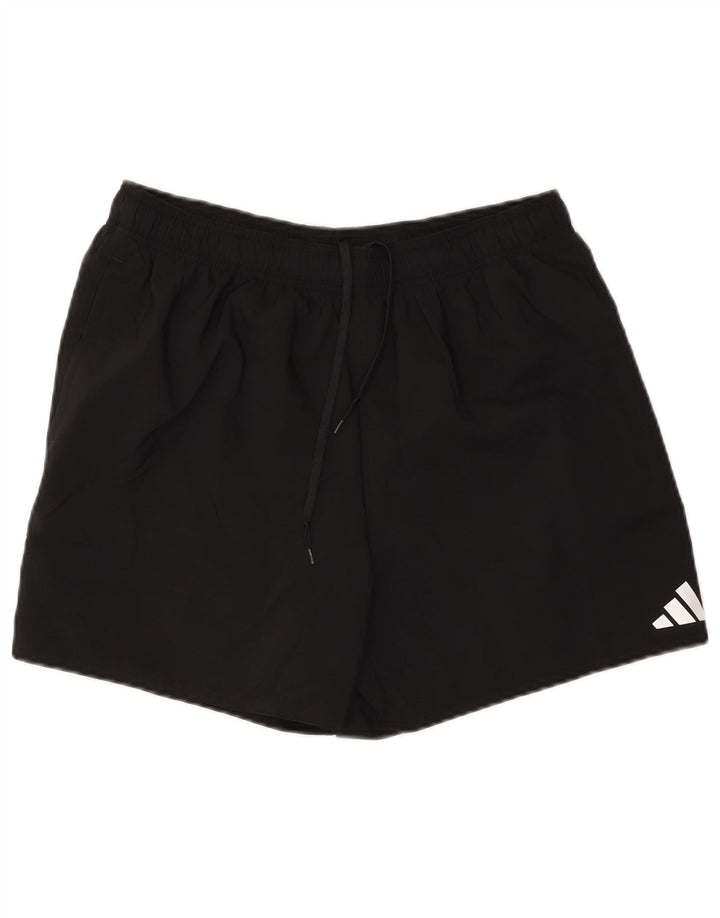 Adidas Sportsshorts til mænd, store sorte polyester