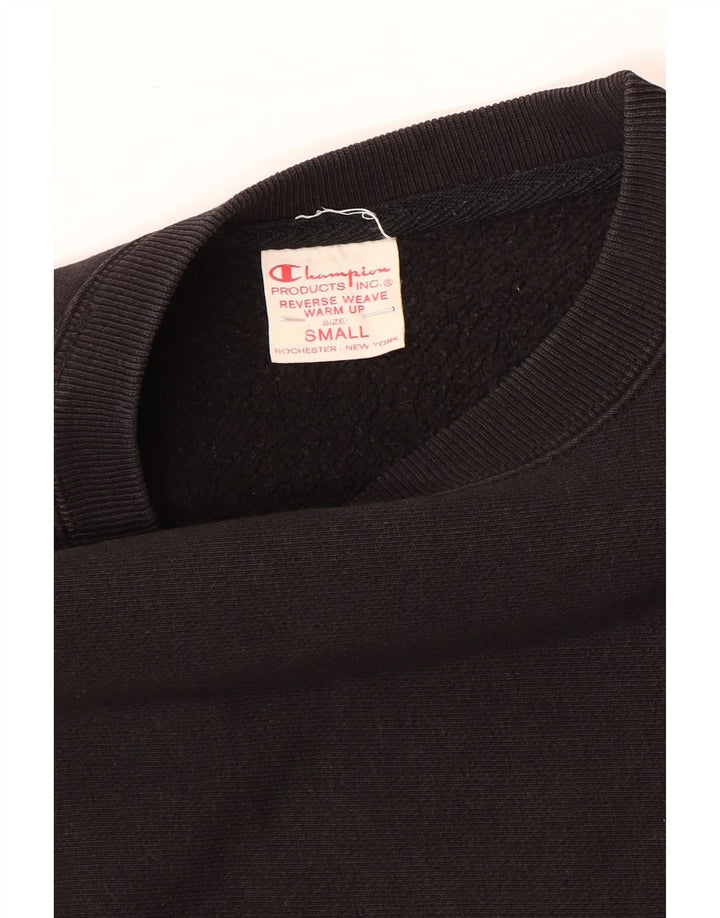 Champion Mens Sweatshirt Jumper Small Black