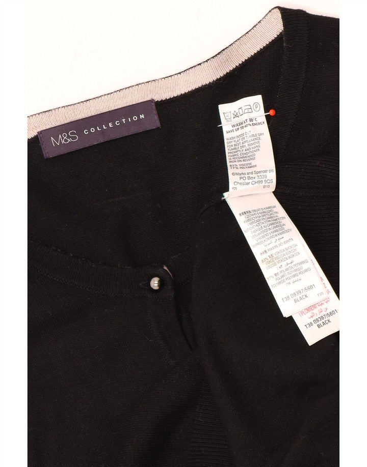 Sweter damski Marks & Spencer UK 14, średni czarny, wiskoza