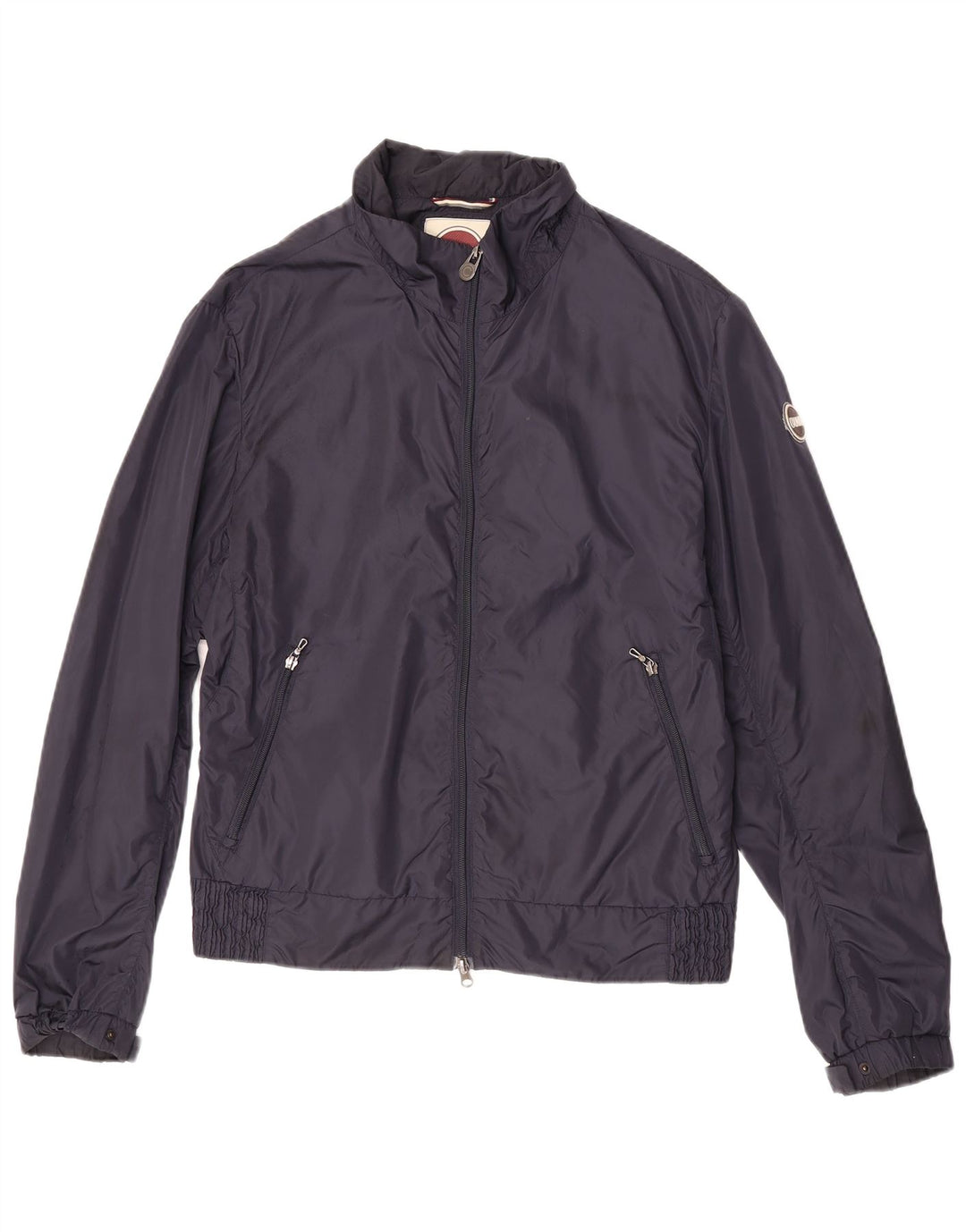 Colmar Mens Bomber Jacket IT 48 Medium Navy Blue Polyamide