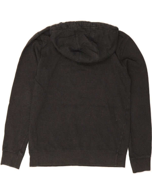 DC Mens Hoodie Jumper Small Grey Cotton