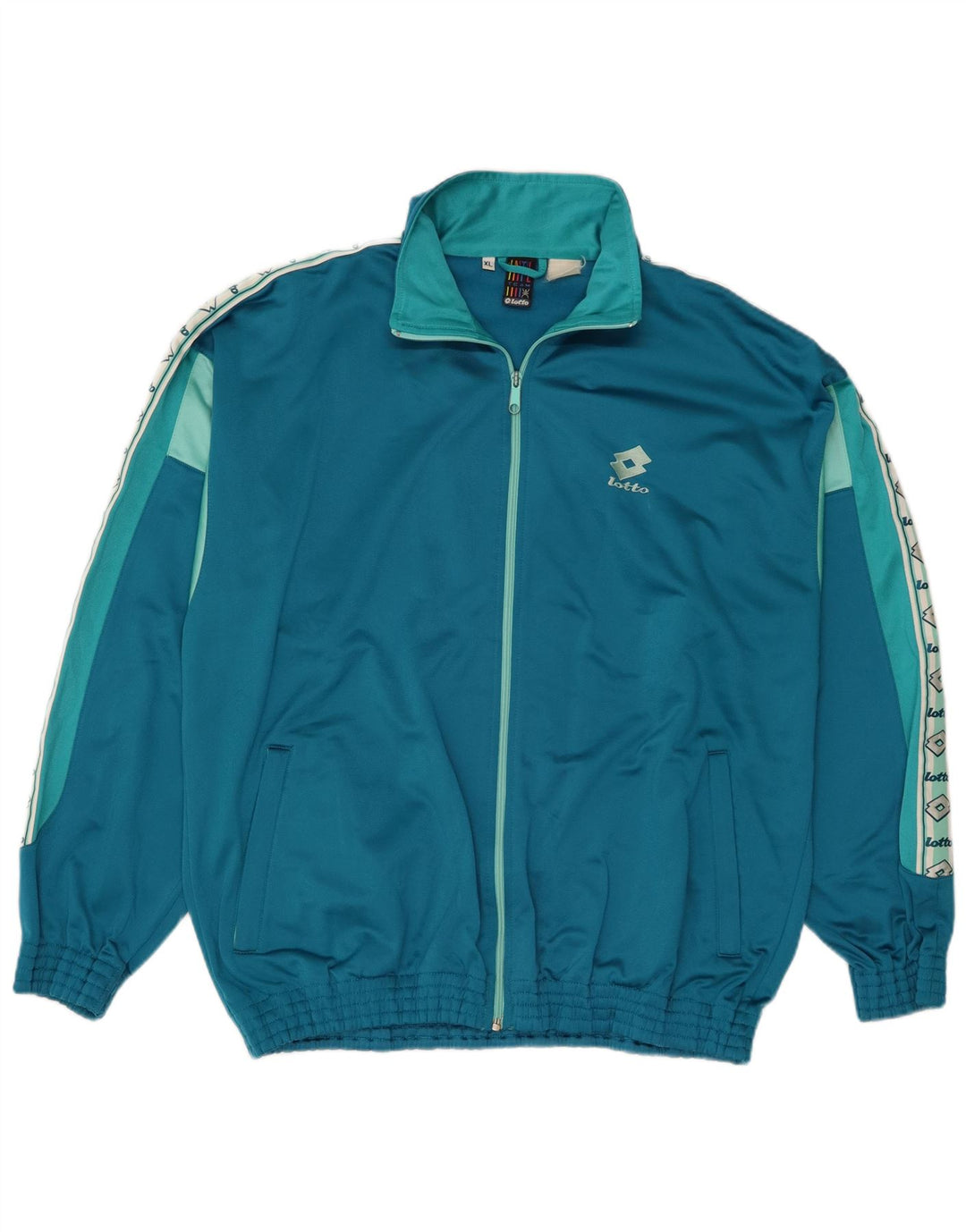 Lotto Mens Graphic Full Tracksuit XL  Blue Colourblock