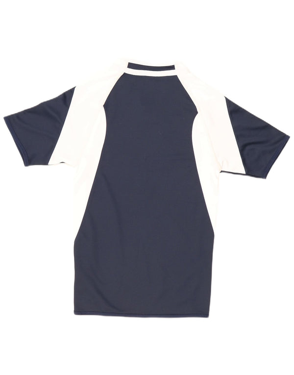 Canterbury - Maglietta grafica da uomo, piccola, in poliestere a blocchi di colore blu navy