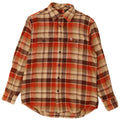 Camicia in flanella da uomo Timberland in cotone a quadri beige medio