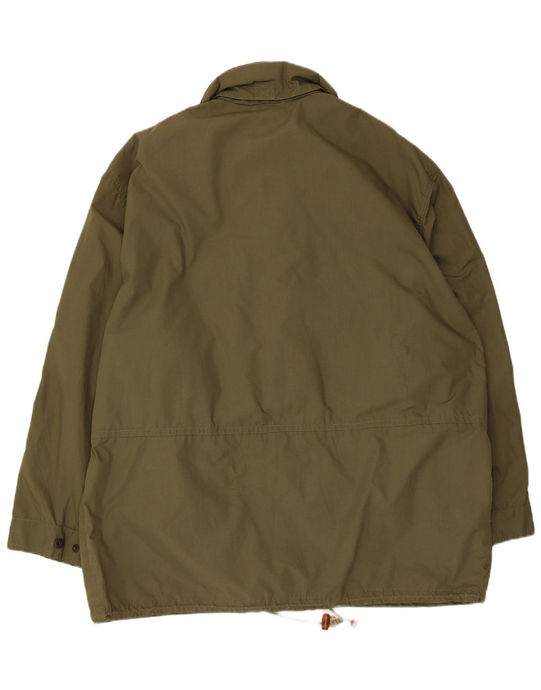 Vintage Mens Windbreaker Jacket IT 54 2XL Khaki Polyester