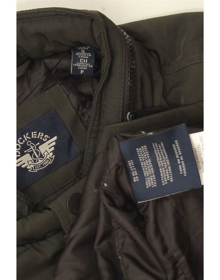 Dockers Mens Windbreaker Jacket UK 36 Small Green Polyester