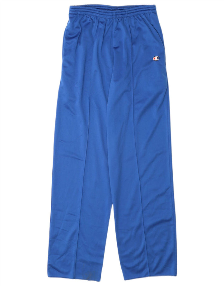 CHAMPION Boys Tracksuit Trousers 11-12 Years  Blue Polyester