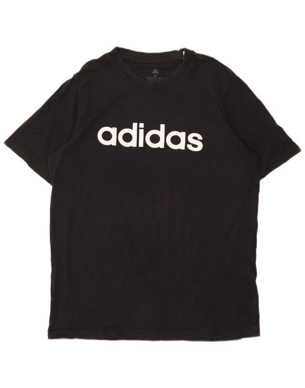 Мужская футболка Adidas Regular с рисунком, средний черный