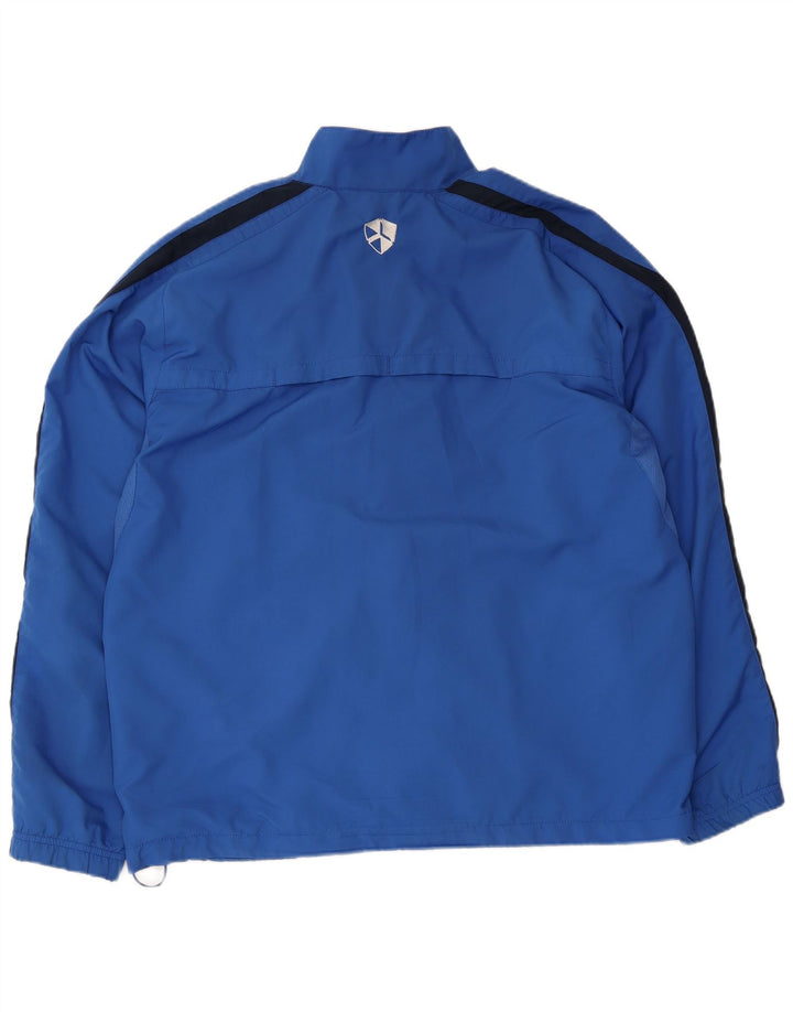 Nike Mens Tracksuit Top Jacket XL Blue Colourblock Polyester Sports