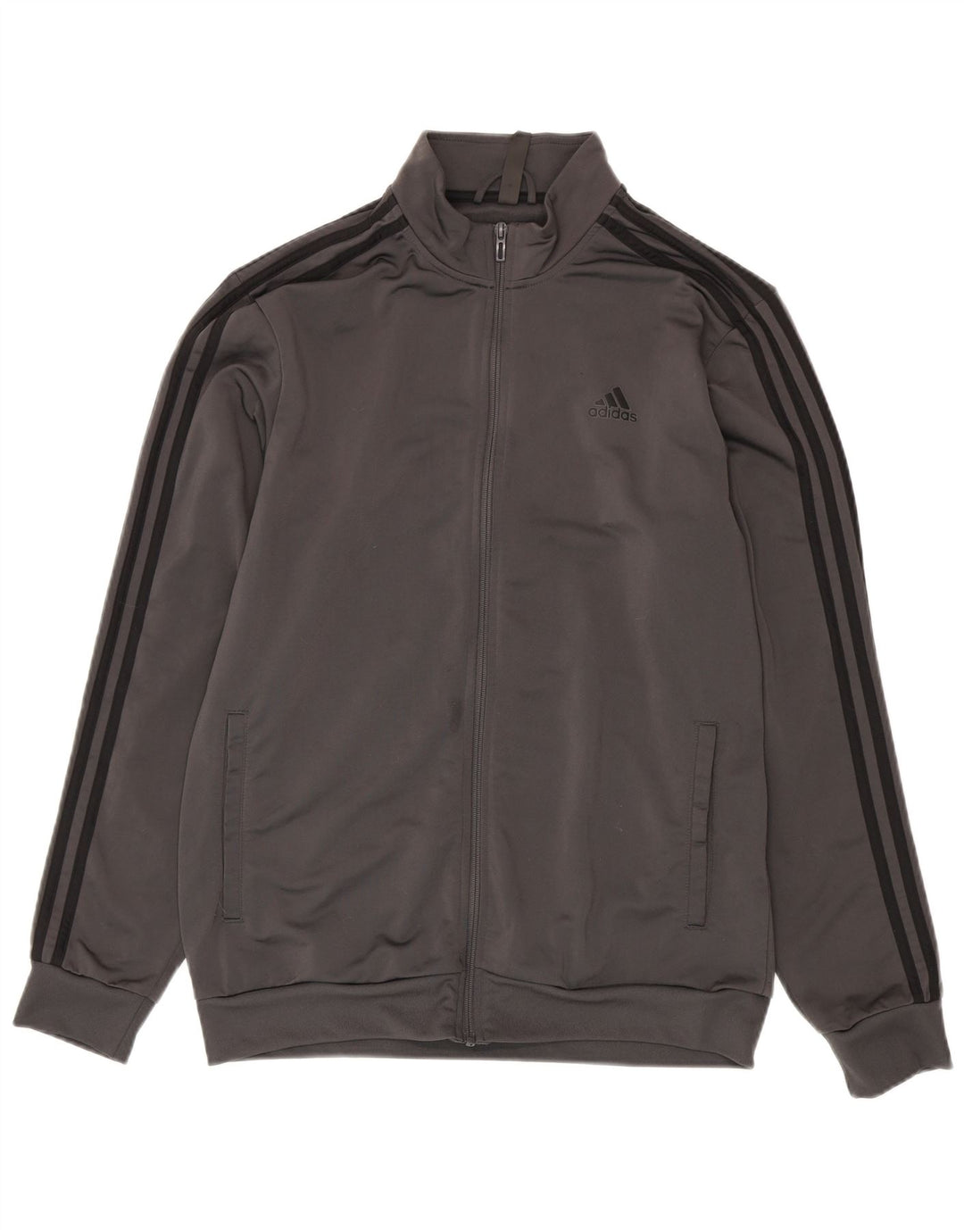 Adidas Veste de survêtement pour homme Large Gris Polyester
