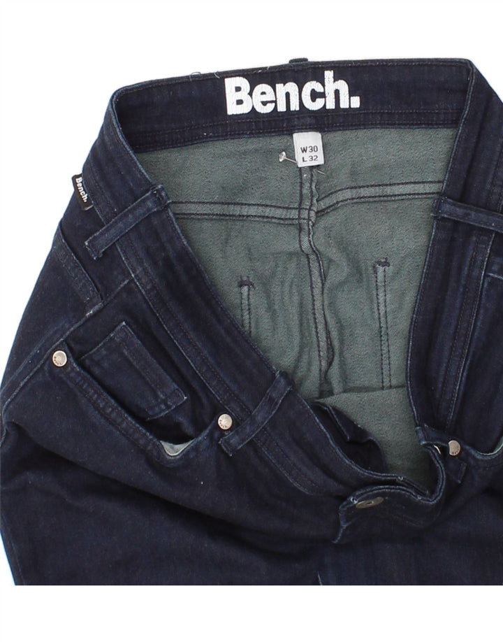 BENCH Mens Skinny Jeans W30 L32 Navy Blue Vintage Bench and Second-Hand Bench from Messina Hembry 