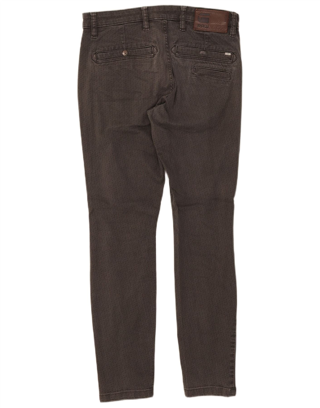 G-Star Mens Slim Jeans W33 L30 Grey Geometric Cotton