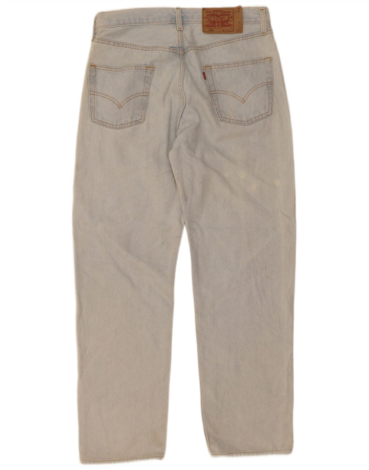 Levi's Mens 501 Straight Jeans W36 L32 Blue Cotton