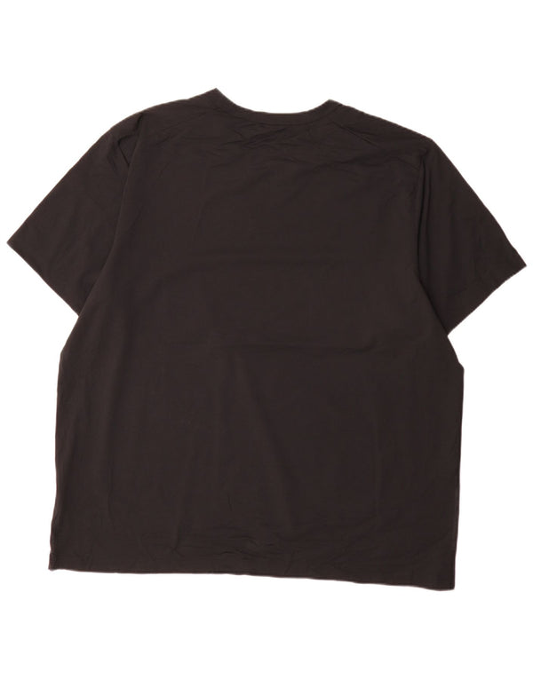 Nike herre Dri Fit T-shirt top 2XL sort polyester