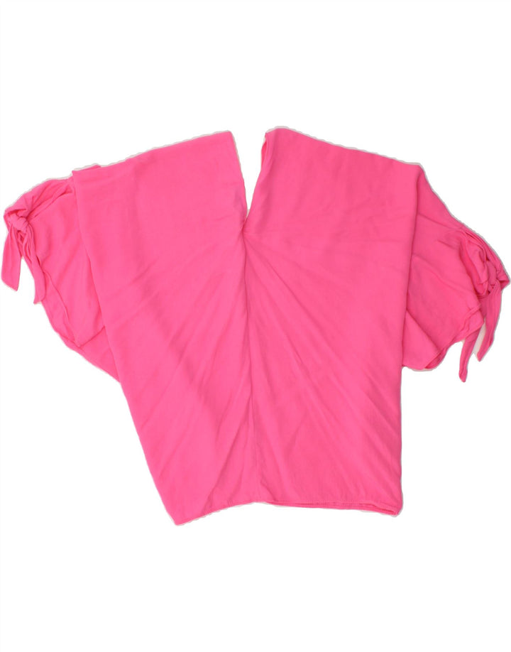 ZARA Womens Oversized Blouse Top UK 14 Medium Pink Viscose Vintage Zara and Second-Hand Zara from Messina Hembry 
