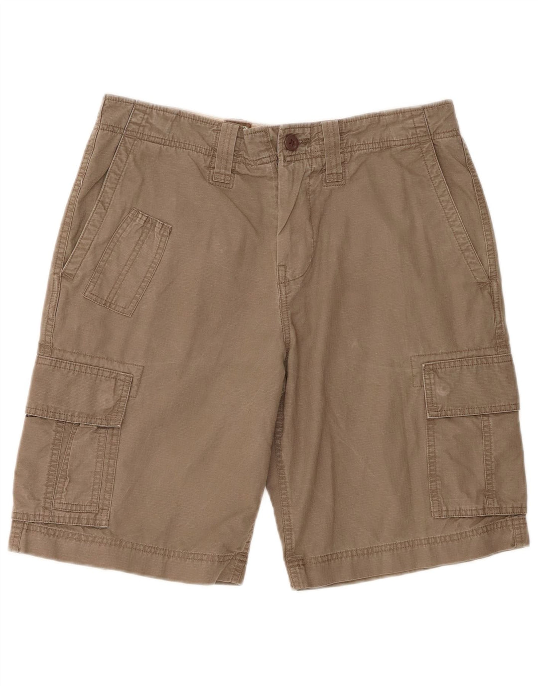 Dockers Mens Comfort Fit Cargo Shorts W31 Medium Khaki Cotton