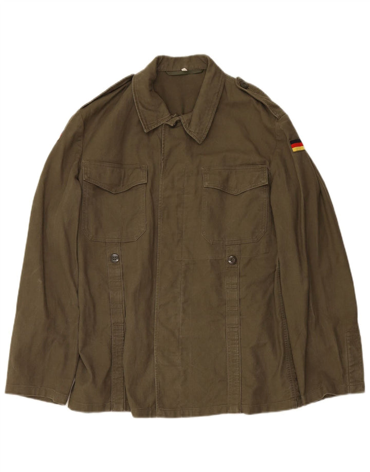 VINTAGE Military Jacket til mænd UK 36 Small Green