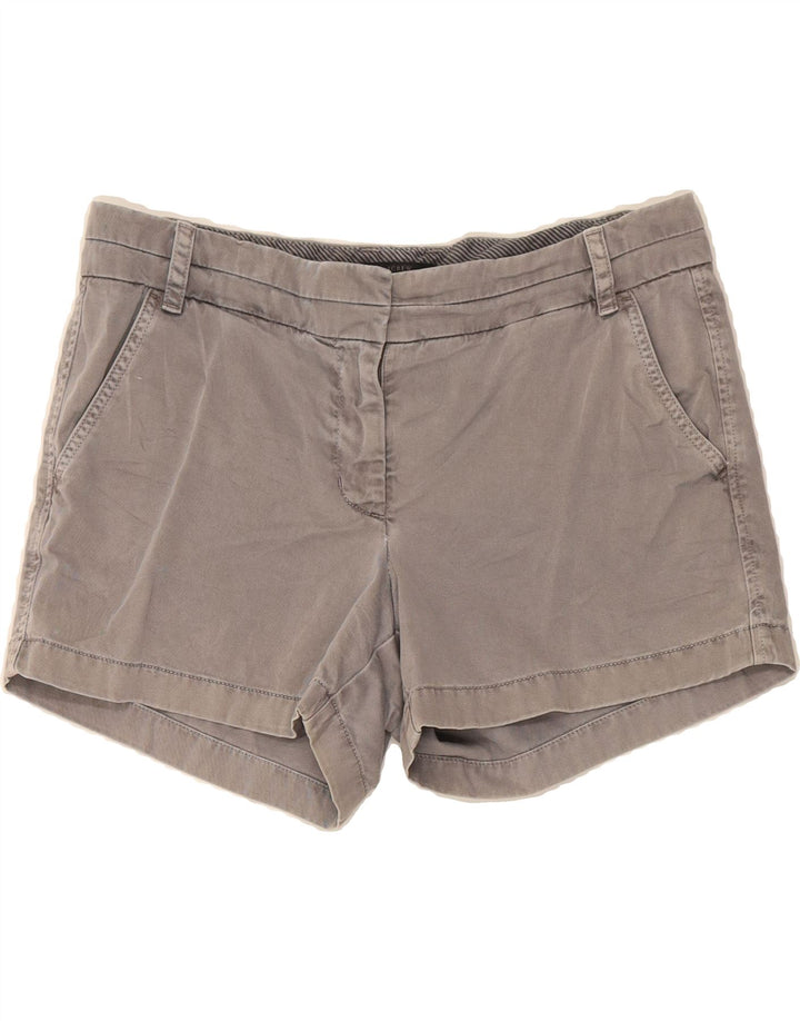 J. CREW Womens Chino Shorts US 10 Large W34 Grey Cotton Vintage J. Crew and Second-Hand J. Crew from Messina Hembry 
