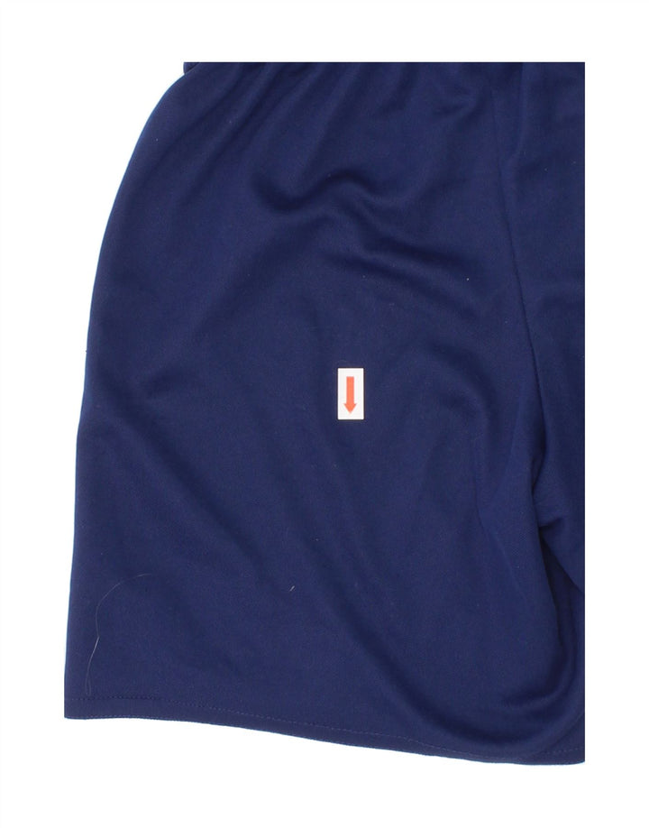 ADIDAS Boys Climalite Sport Shorts 7-8 Years Navy Blue Polyester Vintage Adidas and Second-Hand Adidas from Messina Hembry 
