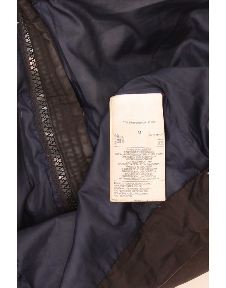 Chaqueta acolchada con capucha para mujer Gap UK 44 Poliéster negro mediano