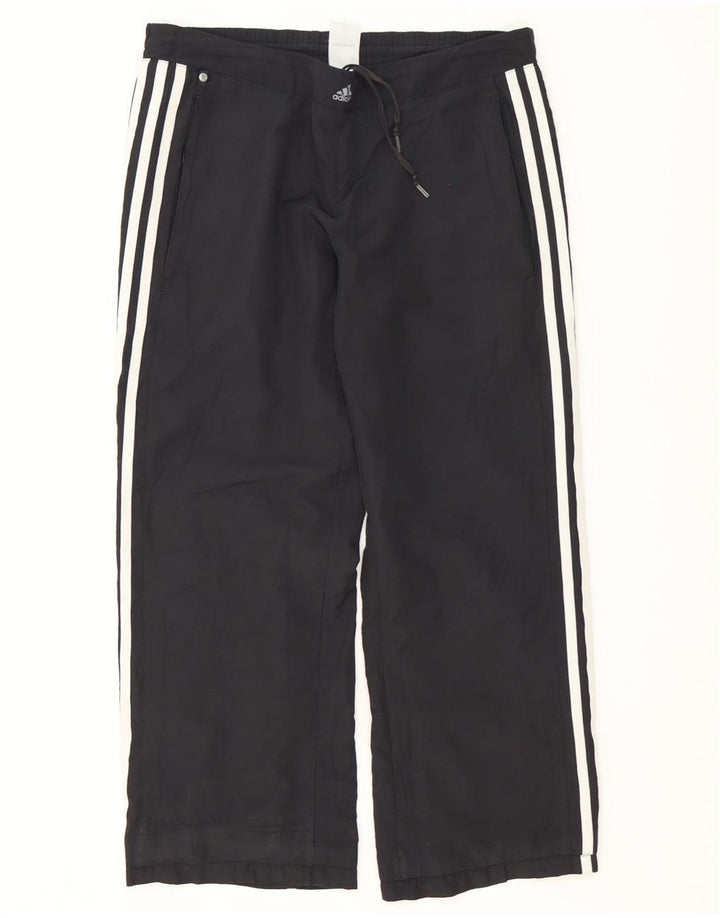 Adidas Damen Clima Proof Trainingshose UK 12 Medium Schwarz Polyester