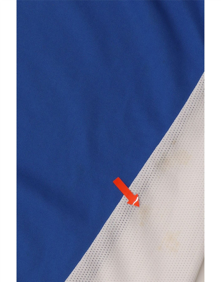 PUMA Mens Top Long Sleeve XL Blue Colourblock Polyester Vintage Puma and Second-Hand Puma from Messina Hembry 