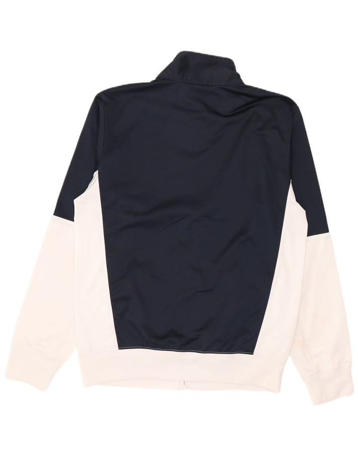 Champion Mens Graphic Tracksuit Top Jacket Medium Navy Blue Colourblock