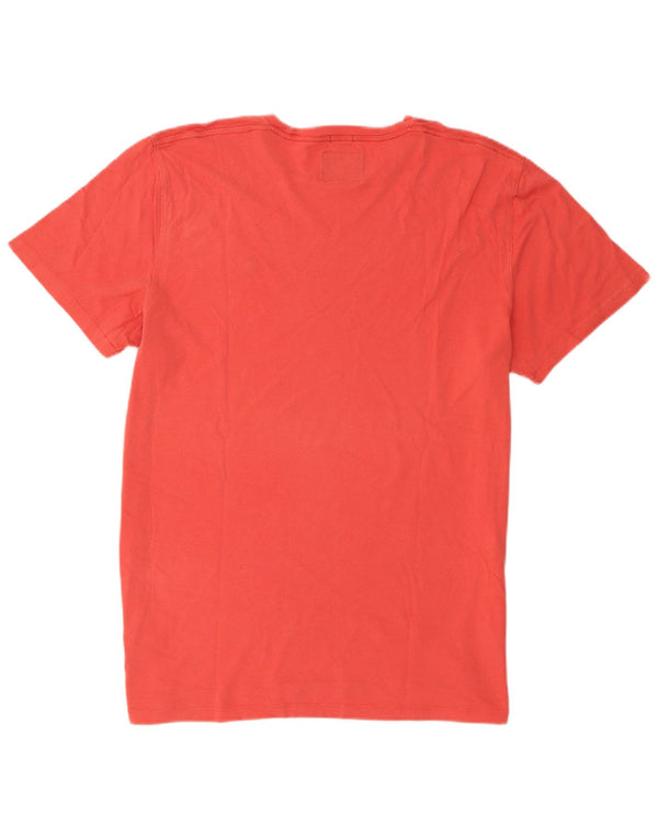 T-shirt da uomo Abercrombie & Fitch Top XL in cotone arancione