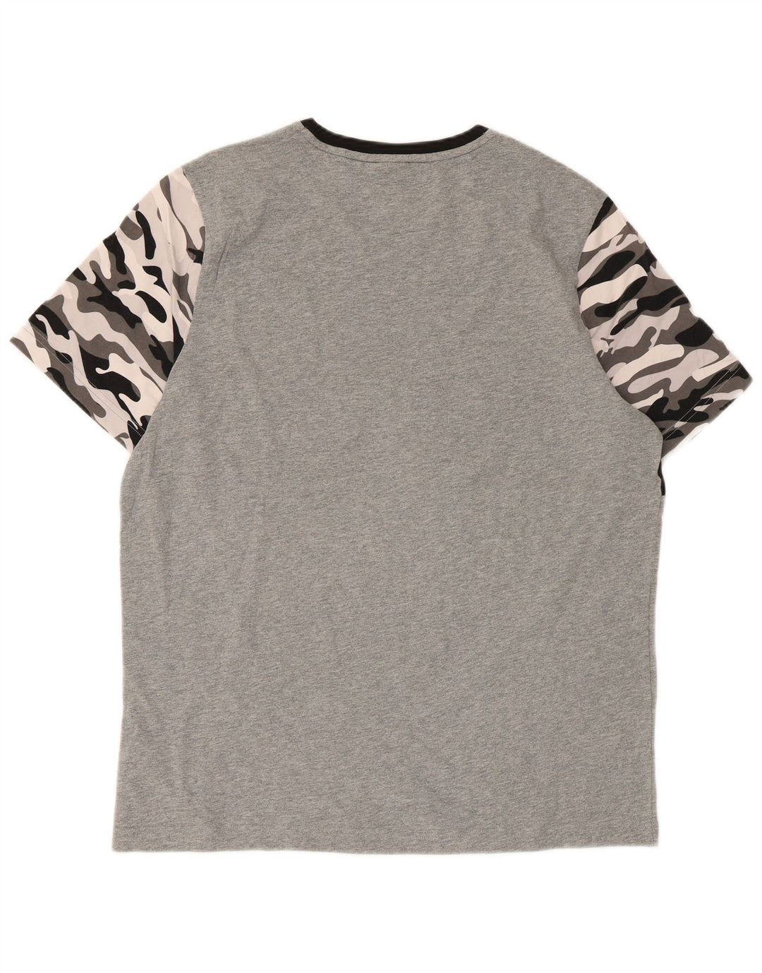 Puma Mens Graphic T-Shirt Top Large Multicoloured Camouflage Cotton
