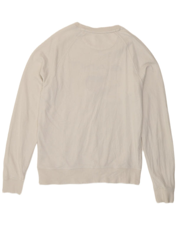 Gant Mens Graphic Sweatshirt Jumper XL White Cotton