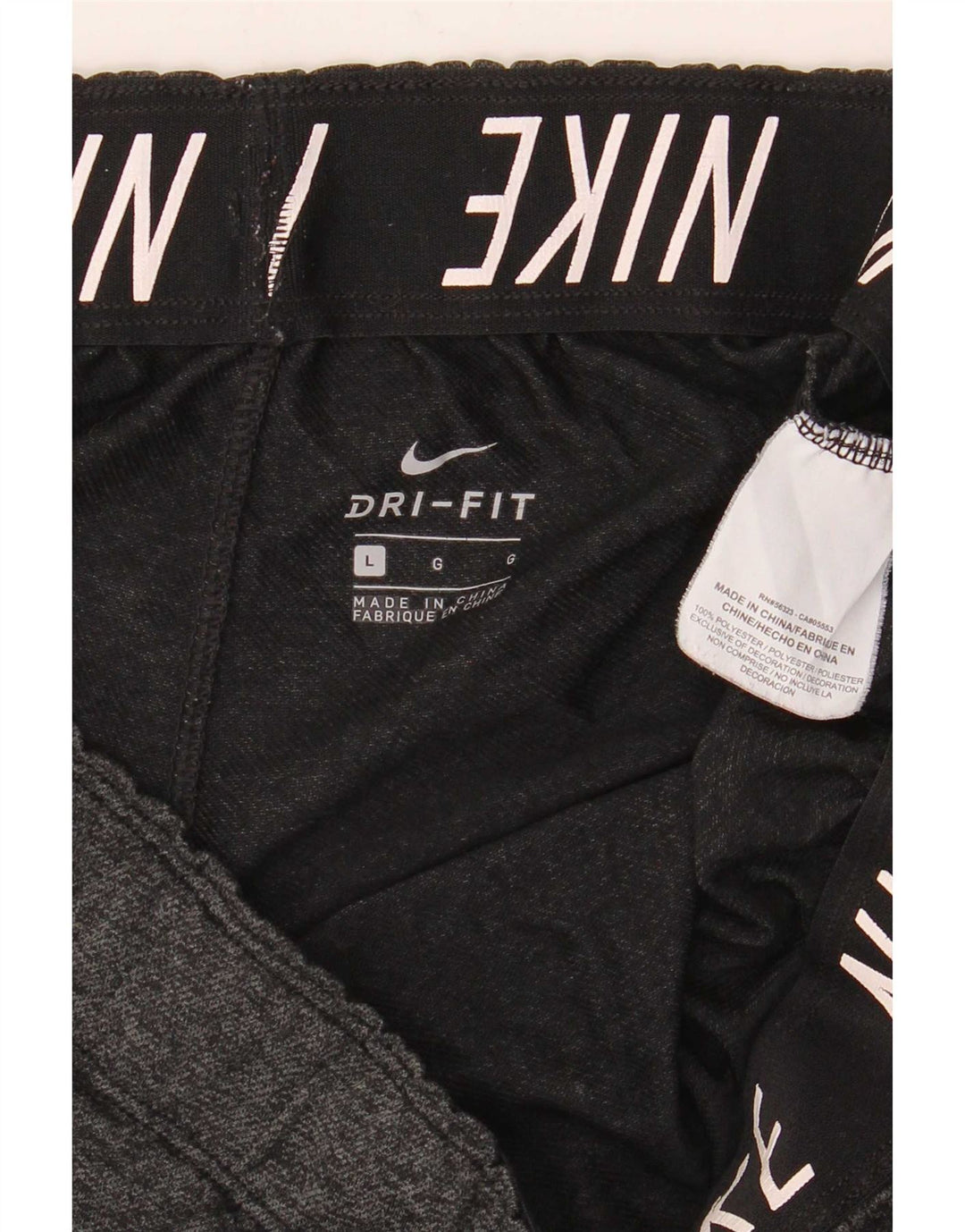 Nike Mens Dri Fit Sport Shorts Large Grey Polyester