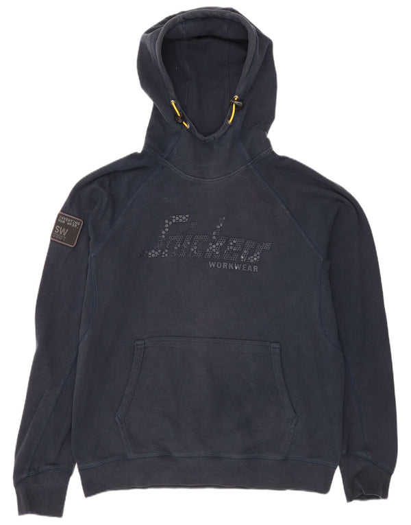 Snickers Pull à capuche graphique pour homme XL en coton bleu marine
