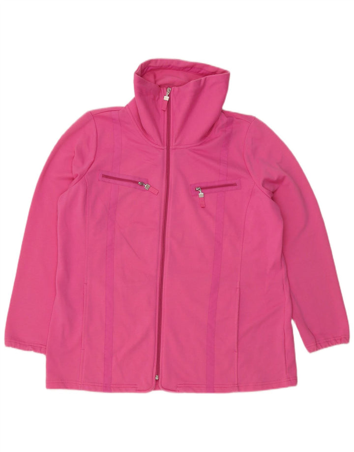 Canda Veste de survêtement pour femme UK 16 Large Rose Polyester