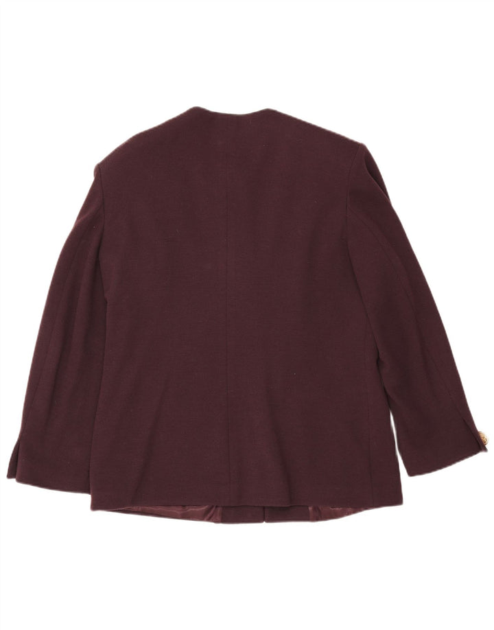 Giacca blazer vintage da donna a 4 bottoni IT 48 XL Marrone