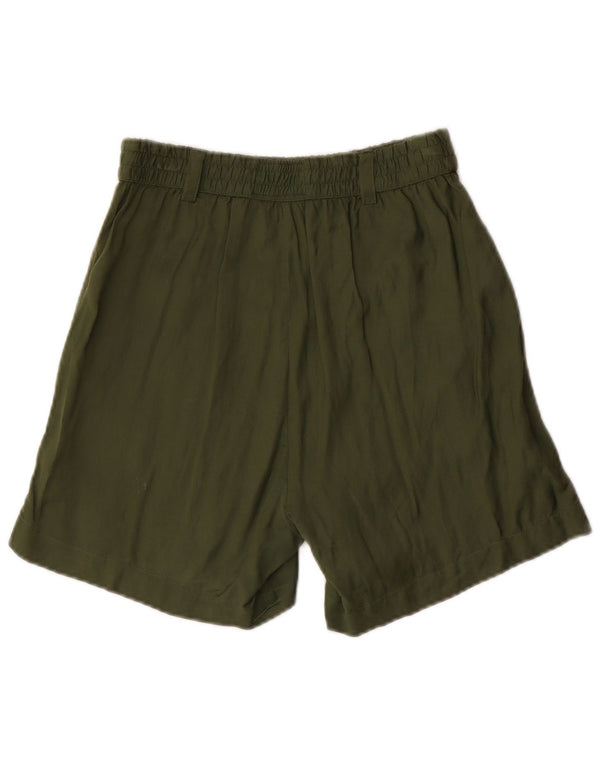 Jack Wills Short décontracté Pegged pour femme UK 8 Small W28 Vert Viscose