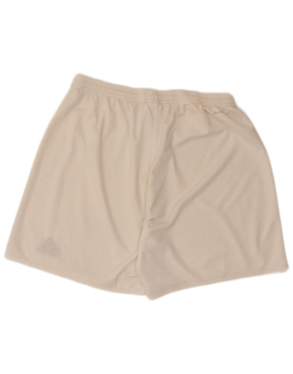 Adidas Mens Climalite sport rövidnadrág XL fehér poliészter