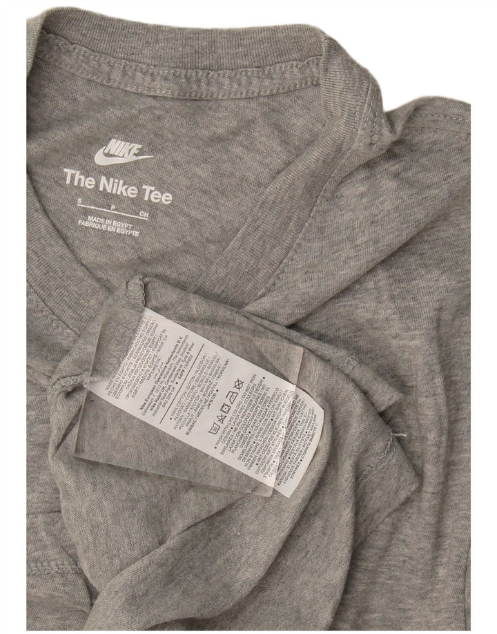 Nike Mens T-Shirt Top Small Grey Cotton