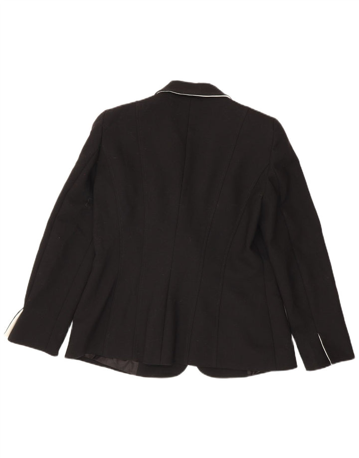 Luisa Spagnoli Veste Blazer Femme IT 46 Large Noir Polyester