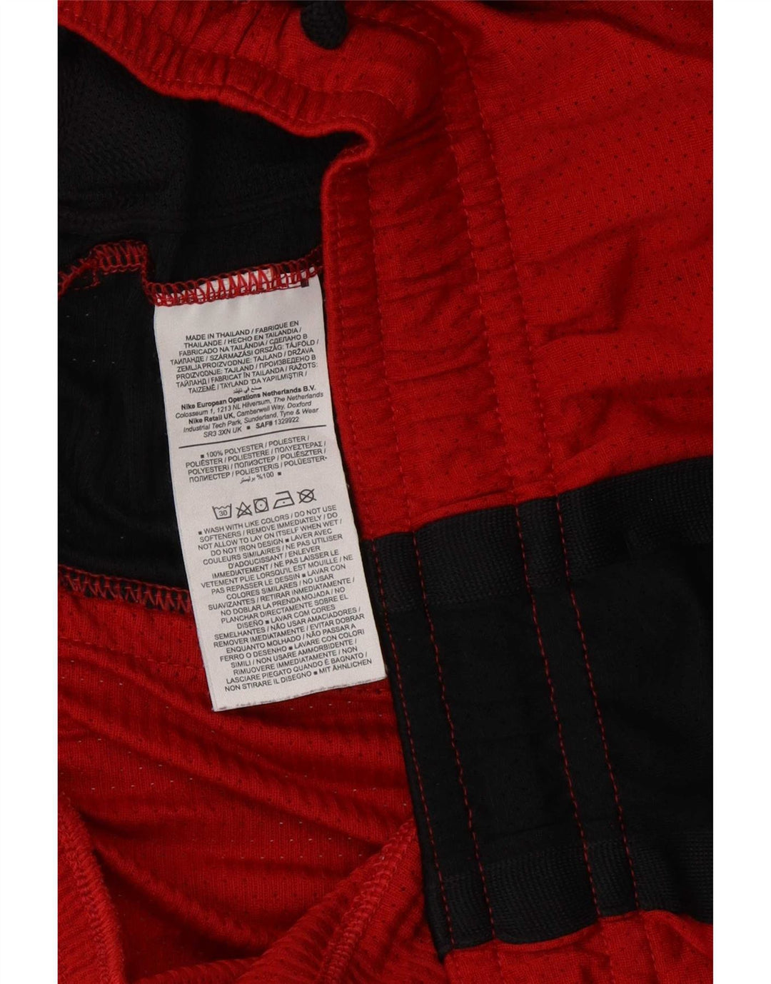 Jordan Mens Sport Shorts XL Red Colourblock Polyester