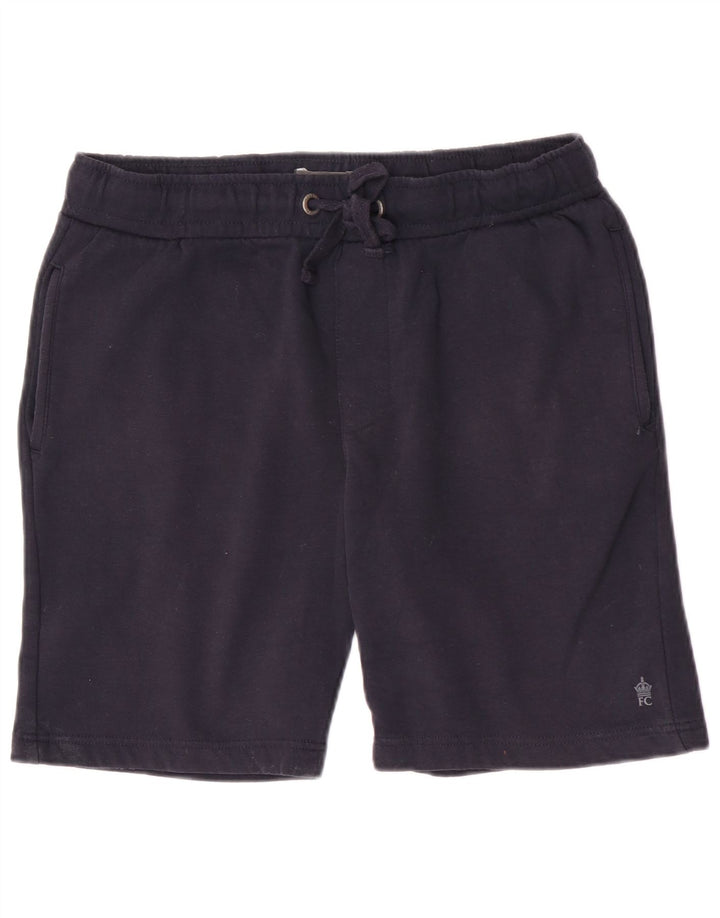 French Connection Mens Sport Shorts Large Navy Blue Cotton