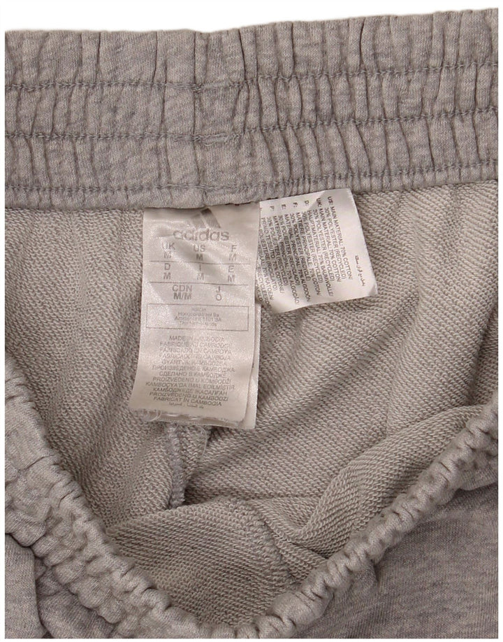 Adidas Mens Tracksuit Trousers Joggers Medium  Grey Cotton