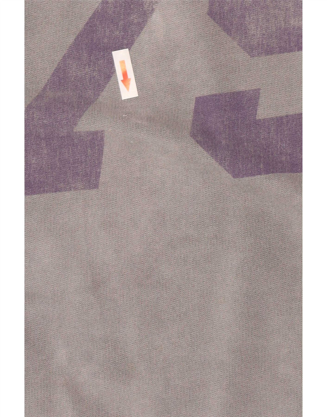 Zara Herren Grafik-Sweatshirt-Pullover, große graue Baumwolle