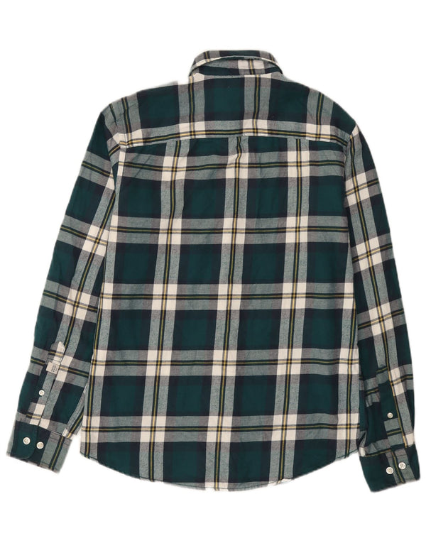 Jack & Jones Ανδρικό φανελένιο πουκάμισο XS Πράσινο καρό βαμβακερό