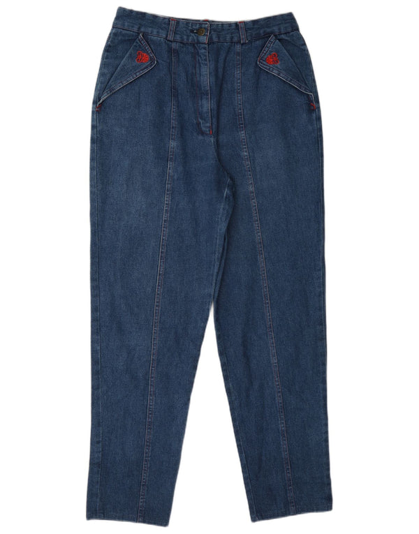 Fendi Damen Tapered High Waist Jeans IT 46 Large W28 L30 Blau